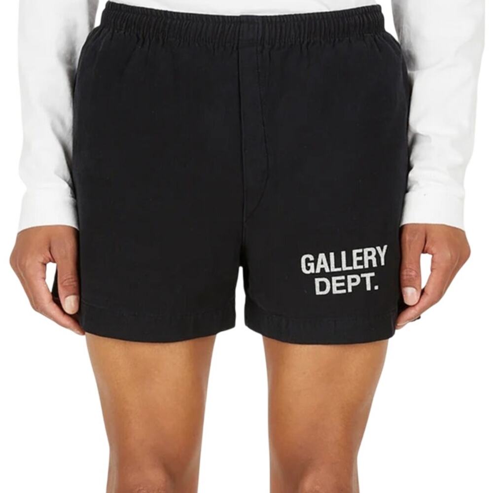 Gallery Dept. Zuma Shorts Drawstring Elastic Waist Pockets Athletic Black XL